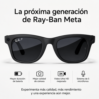 PROMO 2026 - 50% DESCUENTO GAFAS RAYBAN META WAYFARER GEN 2