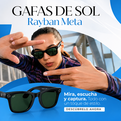PROMO 2026 - 50% DESCUENTO GAFAS RAYBAN META WAYFARER GEN 2